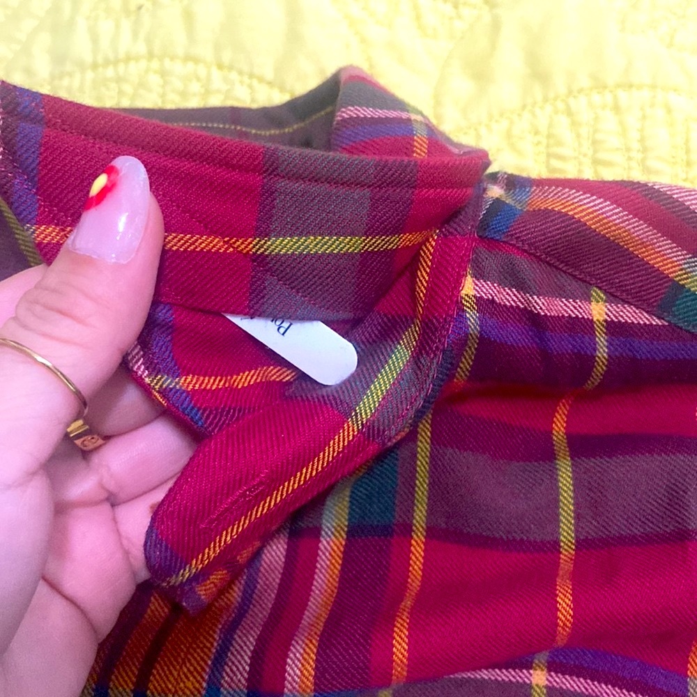 Ralph Lauren, slim-fit, blue label, button-down blouse -Size 2